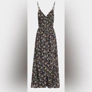 Rails Black Floral Maxi Dress
